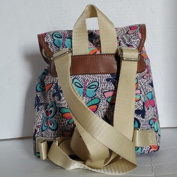 Lily Bloom Mini Backpack Night Flight Butterfly Butterflies Bag Women's Woman's - Picture 5 of 12